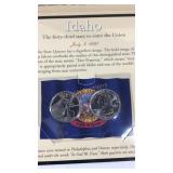 Two Idaho state quarters 2007