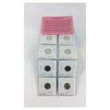 Eight Roosevelt dimes