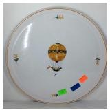 Tiffany and Co hot air balloon round platter