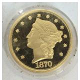 Copy of 1870 CC Twenty dollar coin