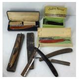 Five straight razors and a Enders special Enders