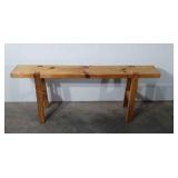 Wooden bench, 19x48x7.5