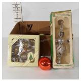 Vintage holiday ornaments,  3.5" made in USA