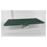 Rubbermaid wrap and craft storage tote with lid