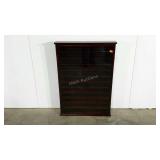 Display cabinet for small collectibles, wall