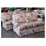 2pc Living Room Sofa and Loveseat Set, Note the