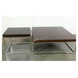 Center room coffee table, 45 x 45 x 17, and end
