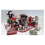 Christmas holiday decor, angels, metal sign,