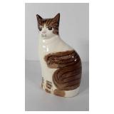 Ceramic cat statue