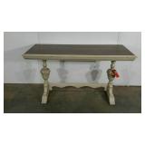 Console library table, 54 x 22 x 29, finish as