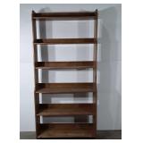 Tall wooden bookshelf, 78x12.5x36.5, Seller code