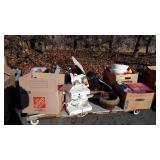 Skid lot of the marketplace lights, mixing bowls,