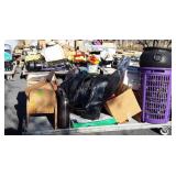 Skid with Whirlpool hot Spa, laundry basket with