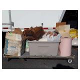 Skid  with with test tubes, Barbies, cables,