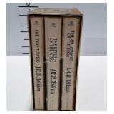 Book set, three J.R.R. Tolkien books, includes