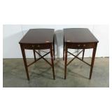Two Mersman end tables, some age wear
