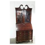 Fall front secretary desk, 75" tall