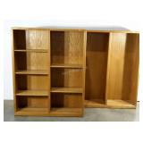 Two 48 x 12 x 61 Encore bookcases, only 5 shelves
