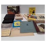 Ephemera, includes business cards, post cards,