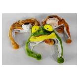 Three country side products animal hats