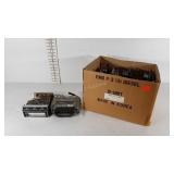 Car radios and 8 track players