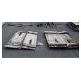 3 Old Barn Door panels, 22x46" each piece, plus