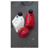 3 Poly Containers, one small one with no filler