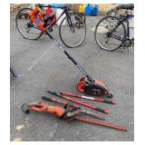 Tools, Electric edger and 24" hedge Clippers by