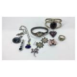 Jewelry, dragonfly pendant, wrist watch,