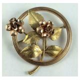 Floral brooch