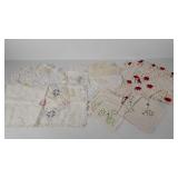 Textiles,  doilies, napkins and table toppers