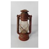 American lantern, shows age, 12" tall