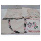 Textiles, includes table runner, embroidered