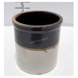 Stoneware crock, 5"