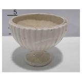 Haeger pottery pedestal bowl, 5"