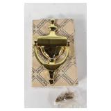 Baldwin Brass door knocker, still in box, 7"