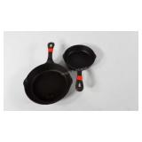Benjamin & Medwin cast iron skillets, 6.5" and 8"