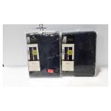 Two sets of curtain panels