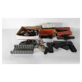 Lionel trains, includes fences, street signs,