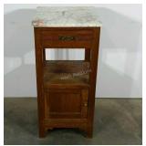 Marble topped stand, 16 x 16 x 34, top is not