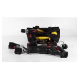 Drill Master cordless tool group. Includes