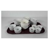 Rosenthal and Cordon Bleu ramekins and soup bowls