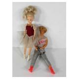 Two fashion dolls, Tomy Toys dancer and 1986