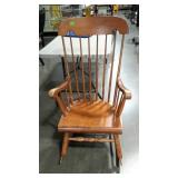 Rocking chair, wear as shown