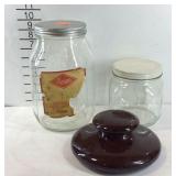 Briggs polish sausage advertising jar, jar with