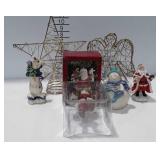 Holiday decor, includes star tree topper, angel