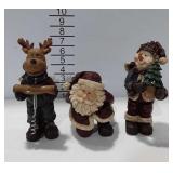 Barware holiday decor, Santa wine bottle holder,