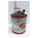 Galvanized 5gal gas can
