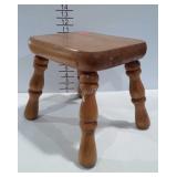 Wooden stool, made in USA
