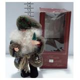 Holiday decor, Santa collectible tree topper in